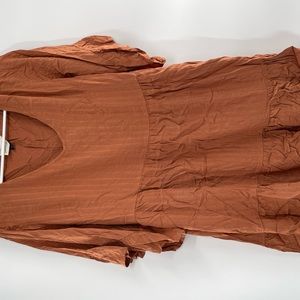 Rust colored short dress